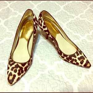 MK leopard heels 7.5